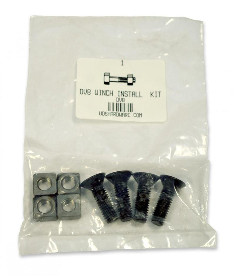 DV8 Offroad Winch Mounting Kit for DV8 12K Winches Used w/ Winch Plates DV8 Offroad Winch Mounting Kit for DV8 12K Winches Used w/ Winch Plates