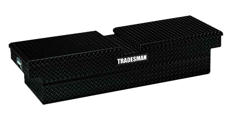 Tradesman Aluminum Gull Wing Cross Bed Truck Tool Box (70in.) - Black Tradesman Aluminum Gull Wing Cross Bed Truck Tool Box (70in.) - Black