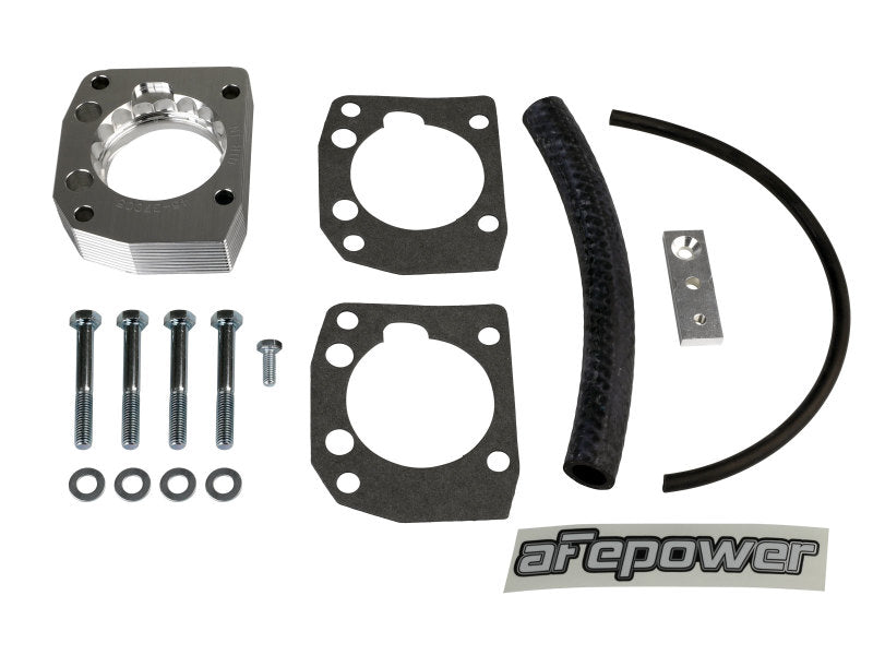 aFe 00-03 Honda S2000 L4 2.0L Silver Bullet Throttle Body Spacer - Silver aFe 00-03 Honda S2000 L4 2.0L Silver Bullet Throttle Body Spacer - Silver