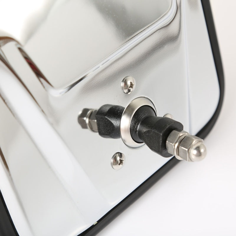 Rugged Ridge 55-86 Jeep CJ Chrome Mirror Head Rugged Ridge 55-86 Jeep CJ Chrome Mirror Head