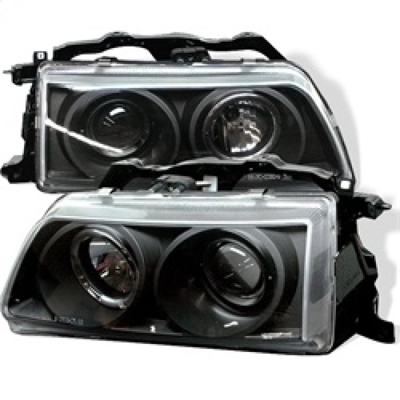 Spyder Honda Civic 90-91/CRX 90-91 Projector Headlights LED Halo Blk PRO-YD-HC90-HL-BK Spyder Honda Civic 90-91/CRX 90-91 Projector Headlights LED Halo Blk PRO-YD-HC90-HL-BK