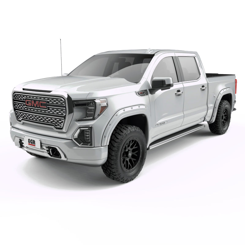 EGR 19-23 Gmc Sierra 1500 Summit Traditional Bolt-On Look Fender Flares White Set Of 4 EGR 19-23 Gmc Sierra 1500 Summit Traditional Bolt-On Look Fender Flares White Set Of 4