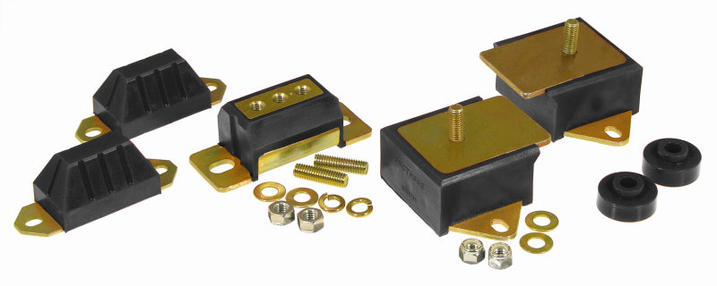 Prothane 76-86 Jeep CJ5/7/8 Drivetrain Kit - Black Prothane 76-86 Jeep CJ5/7/8 Drivetrain Kit - Black