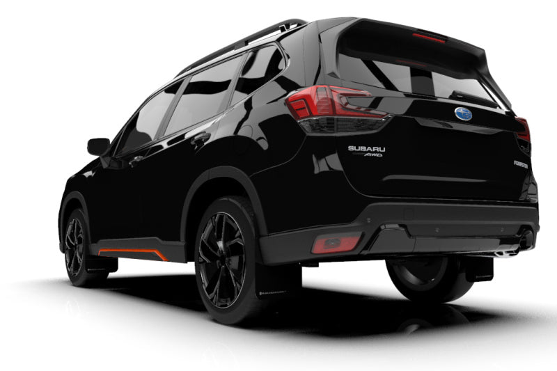 Rally Armor 19-21 Subaru Forester Black UR Mud Flap w/ Grey Logo Rally Armor 19-21 Subaru Forester Black UR Mud Flap w/ Grey Logo
