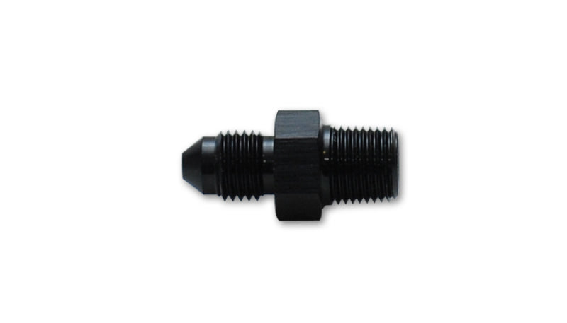 Vibrant -4 AN to 1/16in NPT Straight Adapter Fittings - Aluminum Vibrant -4 AN to 1/16in NPT Straight Adapter Fittings - Aluminum