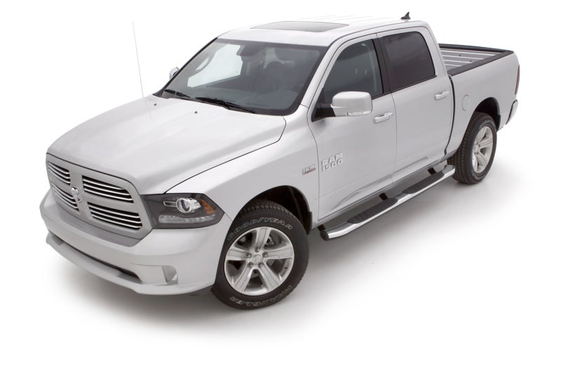 Lund 09-15 Dodge Ram 1500 Crew Cab (Built Before 7/1/15) 5in. Oval Bent Nerf Bars - Chrome Lund 09-15 Dodge Ram 1500 Crew Cab (Built Before 7/1/15) 5in. Oval Bent Nerf Bars - Chrome