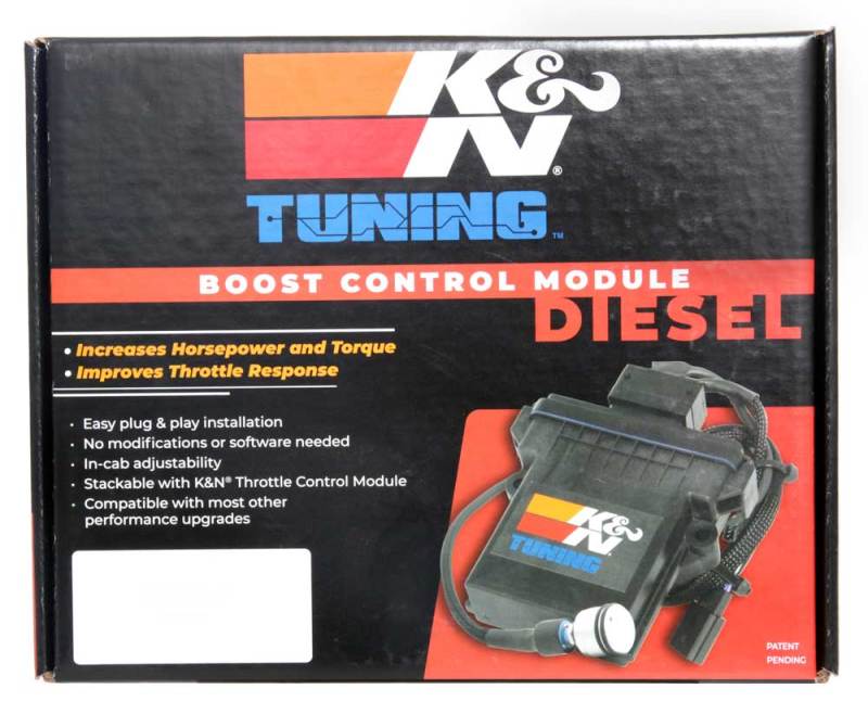K&N 17-18 Chevrolet 2500/3500 6.6L V8 Diesel Boost Control Module K&N 17-18 Chevrolet 2500/3500 6.6L V8 Diesel Boost Control Module