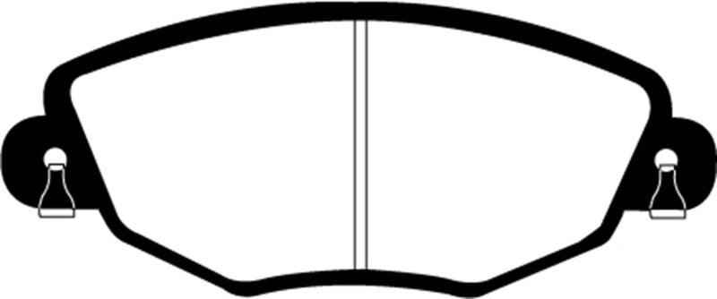 EBC 01-04 Jaguar X-Type 2.5 Redstuff Front Brake Pads EBC 01-04 Jaguar X-Type 2.5 Redstuff Front Brake Pads