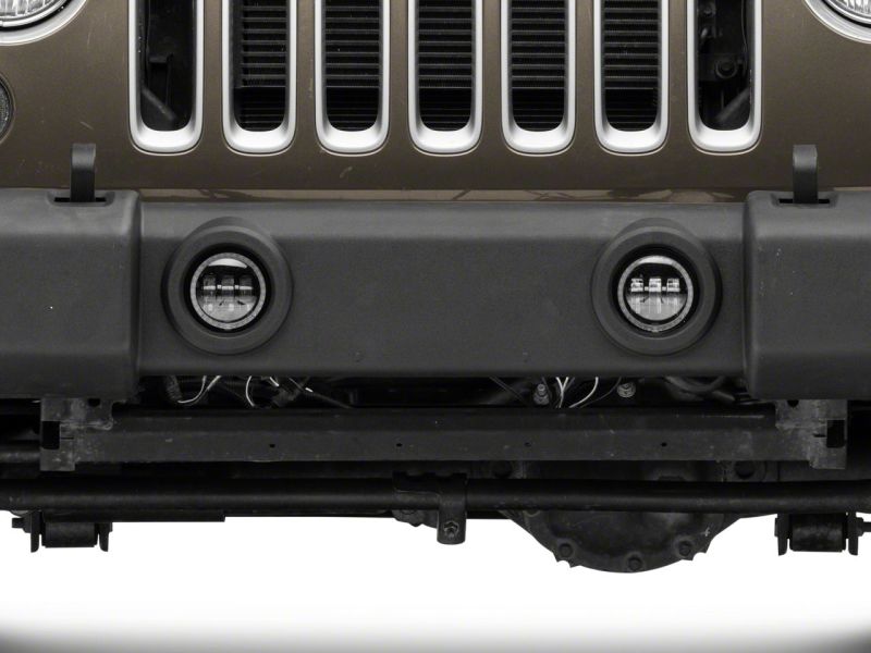 Raxiom 07-18 Jeep Wrangler JK Axial Series 4-In LED Devil Eyes Fog Lights w/ Halo Raxiom 07-18 Jeep Wrangler JK Axial Series 4-In LED Devil Eyes Fog Lights w/ Halo