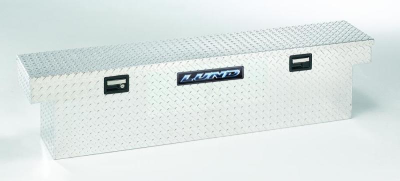 Lund Universal Aluminum Single Lid Cross Bed Box - Brite Lund Universal Aluminum Single Lid Cross Bed Box - Brite