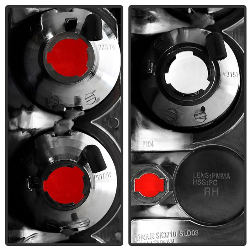 Spyder Chevy Silverado 1500 03-06 (Does Not Fit Stepside)Euro Style Tail Lights Chrm ALT-YD-CS03-C Spyder Chevy Silverado 1500 03-06 (Does Not Fit Stepside)Euro Style Tail Lights Chrm ALT-YD-CS03-C