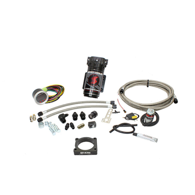 Snow Performance 08-15 Evo Stg 2 Boost Cooler Water Inj. Kit (SS Braided Line/4AN Fittings) w/o Tank Snow Performance 08-15 Evo Stg 2 Boost Cooler Water Inj. Kit (SS Braided Line/4AN Fittings) w/o Tank