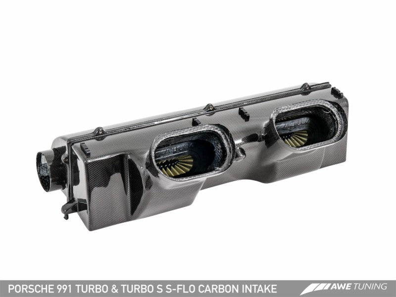 AWE Tuning Porsche 991 (991.2) Turbo and Turbo S S-FLO Carbon Intake AWE Tuning Porsche 991 (991.2) Turbo and Turbo S S-FLO Carbon Intake