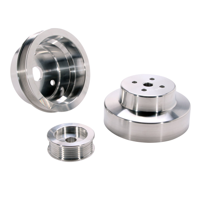 BBK 88-95 GM Truck 4.3 5.0 5.7 Underdrive Pulley Kit - Lightweight CNC Billet Aluminum (3pc) BBK 88-95 GM Truck 4.3 5.0 5.7 Underdrive Pulley Kit - Lightweight CNC Billet Aluminum (3pc)