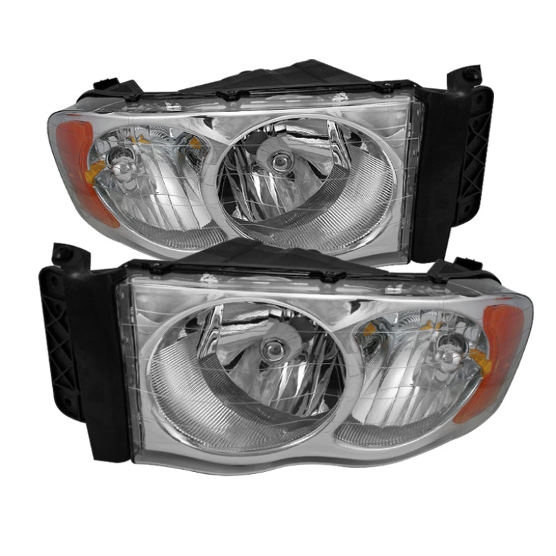 xTune Dodge Ram 1500 02-05 Amber Crystal Headlights Chrome HD-JH-DR02-AM-C xTune Dodge Ram 1500 02-05 Amber Crystal Headlights Chrome HD-JH-DR02-AM-C