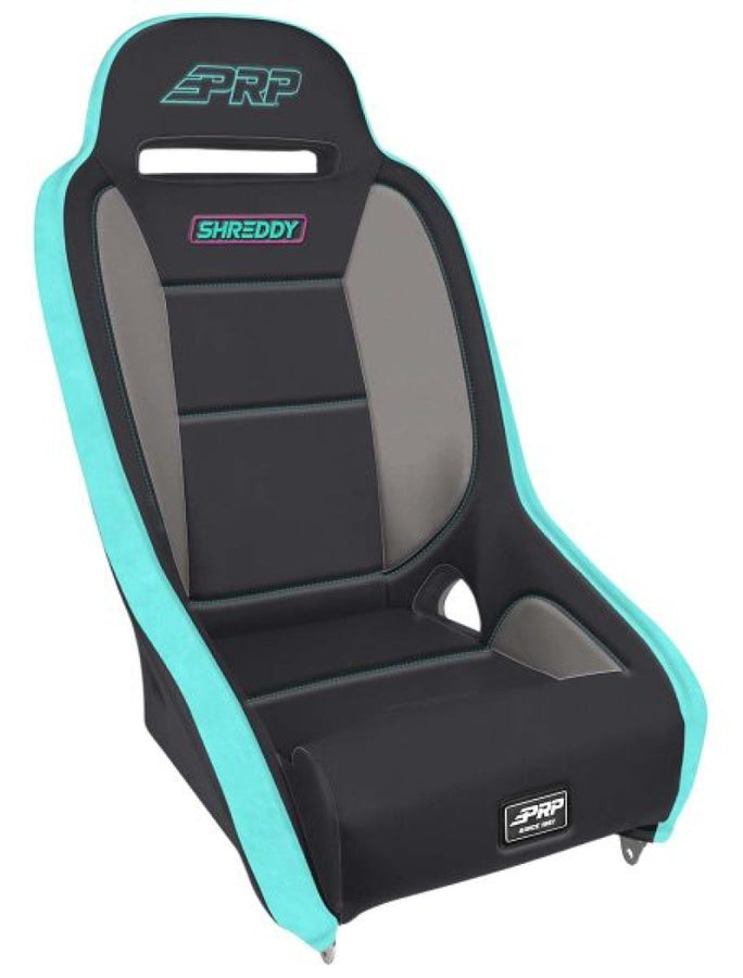 PRP Shreddy Comp Elite Suspension Seat - Grey/Teal PRP Shreddy Comp Elite Suspension Seat - Grey/Teal