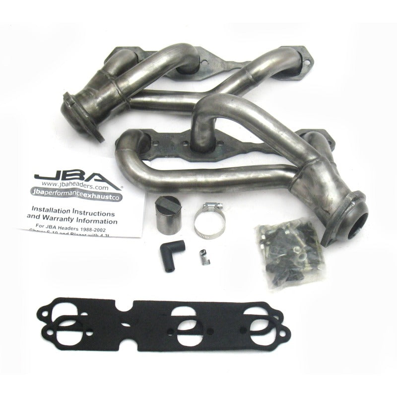 JBA 88-95& 02-03 GM S-Truck 4.3L V6 2WD 1-1/2in Primary Raw 409SS Cat4Ward Header JBA 88-95& 02-03 GM S-Truck 4.3L V6 2WD 1-1/2in Primary Raw 409SS Cat4Ward Header