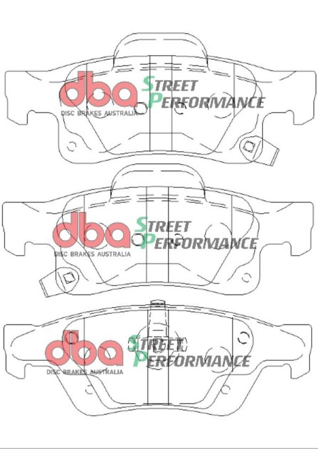 DBA 10-15 Camaro SP500 Front Brake Pads DBA 10-15 Camaro SP500 Front Brake Pads