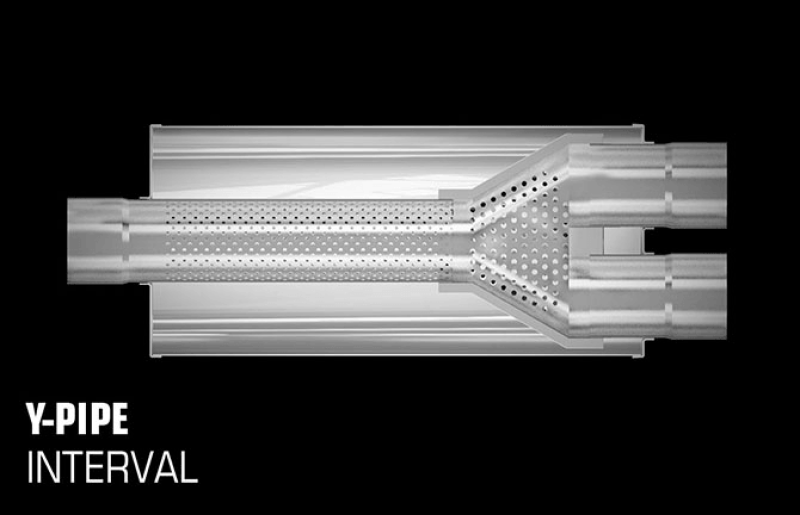 MagnaFlow Muffler Mag SS 18X5X8 3X2.5/2.5 C/D MagnaFlow Muffler Mag SS 18X5X8 3X2.5/2.5 C/D