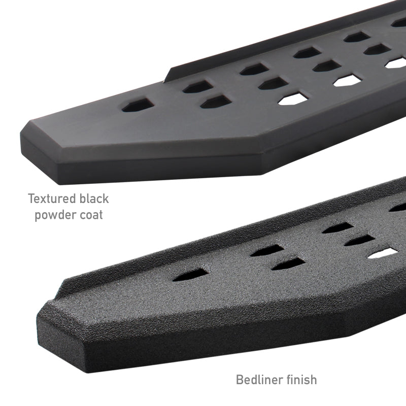 Go Rhino 2022 Toyota Tundra Crew Max Kit w/RB20 Running Board + Brkts + 4 RB20 Drop Steps - Tex. Blk Go Rhino 2022 Toyota Tundra Crew Max Kit w/RB20 Running Board + Brkts + 4 RB20 Drop Steps - Tex. Blk