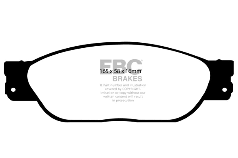 EBC Brakes Greenstuff 2000 Series Sport Pads EBC Brakes Greenstuff 2000 Series Sport Pads