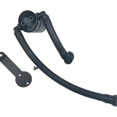 J&L 05-10 Ford Mustang V6 Passenger Side Oil Separator 3.0 - Black Anodized