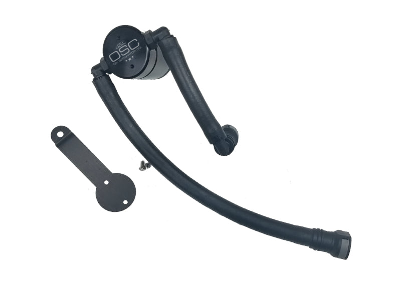 J&L 05-10 Ford Mustang V6 Passenger Side Oil Separator 3.0 - Black Anodized J&L 05-10 Ford Mustang V6 Passenger Side Oil Separator 3.0 - Black Anodized