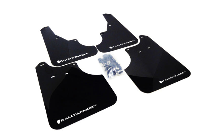 Rally Armor 09-13 Subaru Forester Black UR Mud Flap w/ White Logo Rally Armor 09-13 Subaru Forester Black UR Mud Flap w/ White Logo