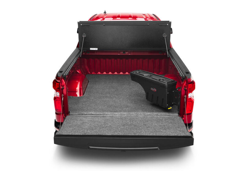 UnderCover 2022 Toyota Tundra Passengers Side Swing Case (Will Not Fit w/Trail Boxes) Black Smooth UnderCover 2022 Toyota Tundra Passengers Side Swing Case (Will Not Fit w/Trail Boxes) Black Smooth