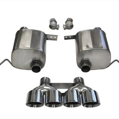 Corsa 2014-2019 Corvette C7 Coupe 6.2L V8 AT/MT 2.75in Valve-Back Dual Rear Exit Polished Xtreme Exh