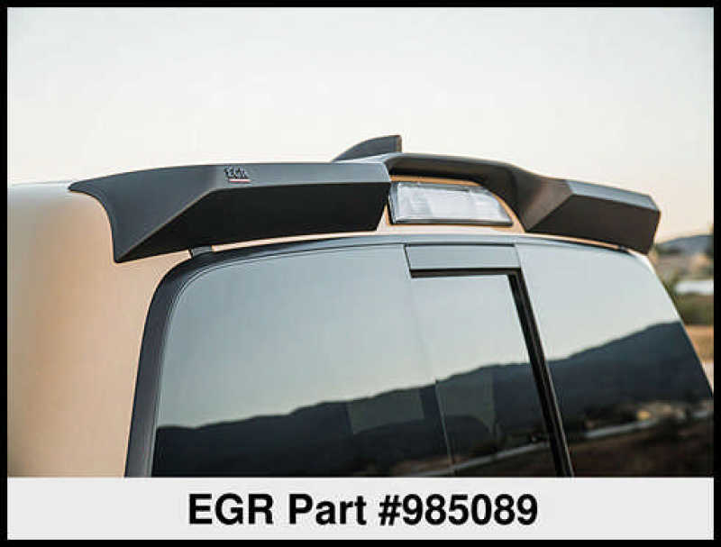 EGR 16-17 Toyota Tacoma Matte Black Truck Cab Spoiler (985089) EGR 16-17 Toyota Tacoma Matte Black Truck Cab Spoiler (985089)