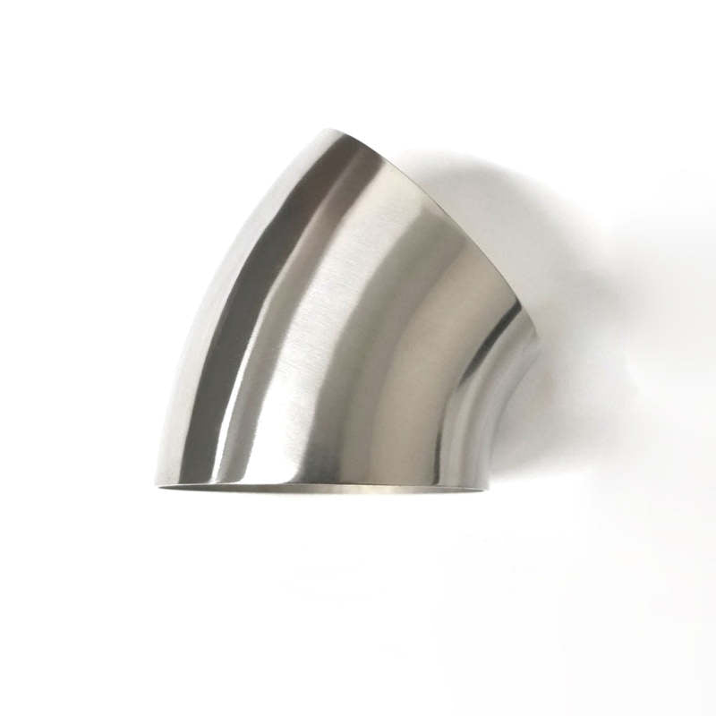 Ticon Industries 1.625in Diameter 45 Degree 1.1D 1mm/.039in Titanium Elbow - No Leg Ticon Industries 1.625in Diameter 45 Degree 1.1D 1mm/.039in Titanium Elbow - No Leg