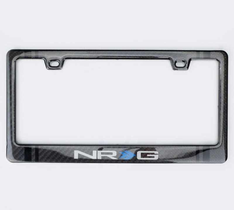 NRG Carbon License Plate Frame/ Fiber Poly Dip Finish Wet w/ NRG Logo NRG Carbon License Plate Frame/ Fiber Poly Dip Finish Wet w/ NRG Logo