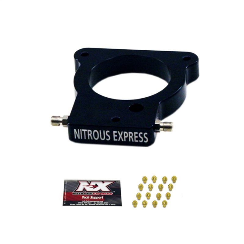 Nitrous Express EFI Nitrous Plate Conversion GM LS 78mm 3-Bolt Nitrous Express EFI Nitrous Plate Conversion GM LS 78mm 3-Bolt