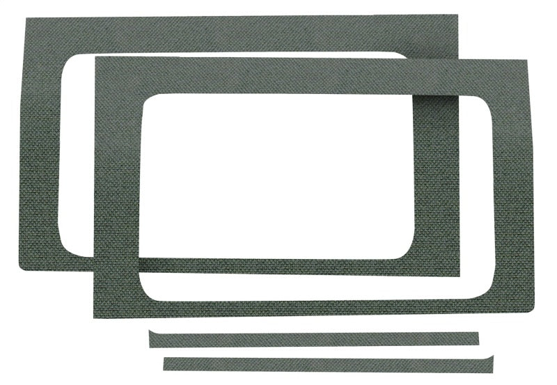 DEI 18-23 Jeep Wrangler JL 2-Door Boom Mat Rear Side Window Trim - 2 Piece - Gray DEI 18-23 Jeep Wrangler JL 2-Door Boom Mat Rear Side Window Trim - 2 Piece - Gray