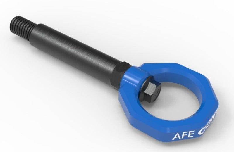 aFe Control Rear Tow Hook Blue BMW F-Chassis 2/3/4/M aFe Control Rear Tow Hook Blue BMW F-Chassis 2/3/4/M