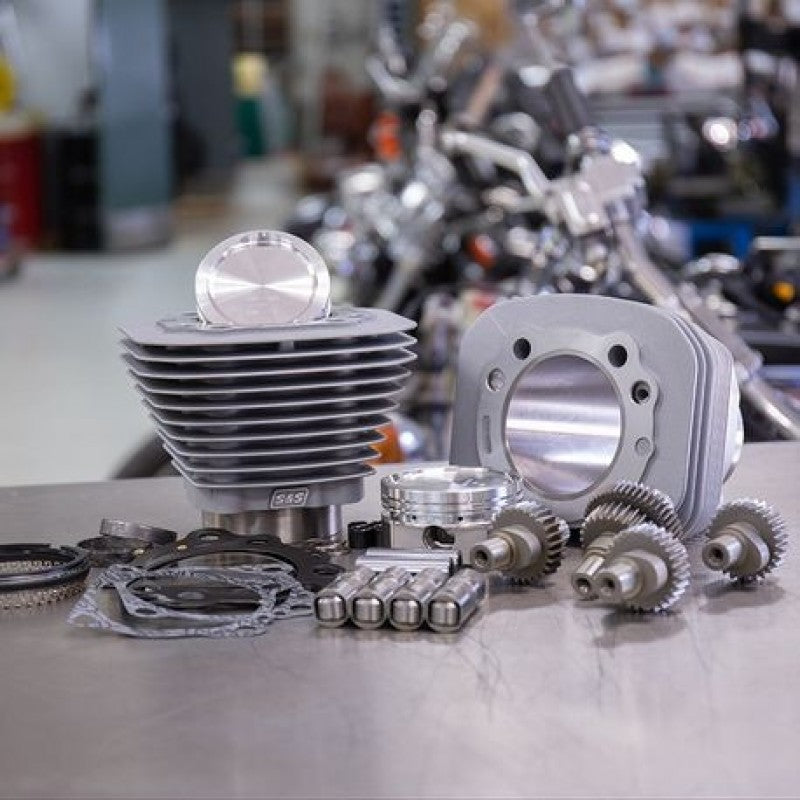 S&S Cycle 00-21 Sportster Models 883cc to 1200cc Hooligan Kit - Silver S&S Cycle 00-21 Sportster Models 883cc to 1200cc Hooligan Kit - Silver