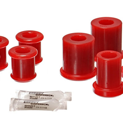 Energy Suspension 04-09 Cadillac XLR/XLR-V / 97-12 Corvette Red Front End C/A Bushing Set