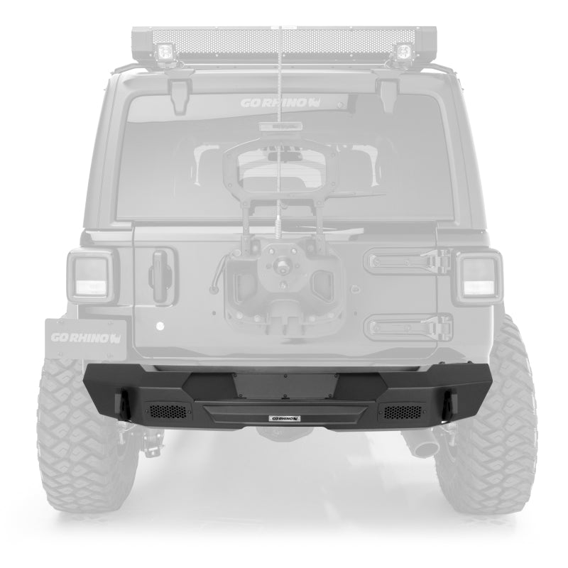 Go Rhino 07-18 Jeep Wrangler JK Trailline Rear Stubby Bumper Go Rhino 07-18 Jeep Wrangler JK Trailline Rear Stubby Bumper