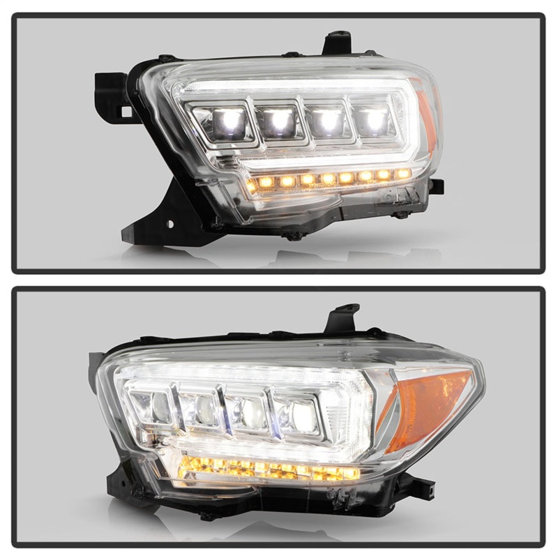 Spyder 16-20 Toyota Tacoma Halogen Model Only High-Power LED Headlights - Chrome PRO-YD-TT16HALAP-C Spyder 16-20 Toyota Tacoma Halogen Model Only High-Power LED Headlights - Chrome PRO-YD-TT16HALAP-C
