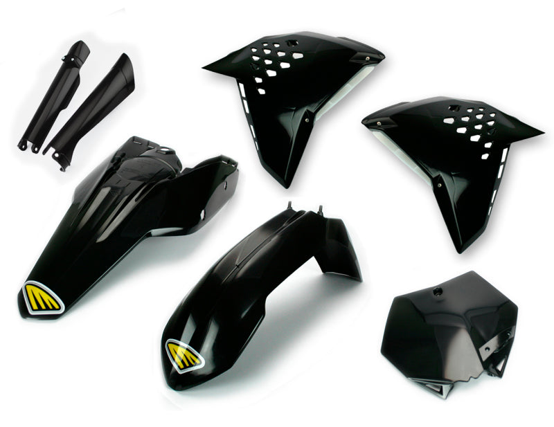 Cycra 07-11 KTM 125-505 SX/XC/SX-F/XC-F/XC-W/XCF-W/EXC-F Powerflow Body Kit - Black Cycra 07-11 KTM 125-505 SX/XC/SX-F/XC-F/XC-W/XCF-W/EXC-F Powerflow Body Kit - Black