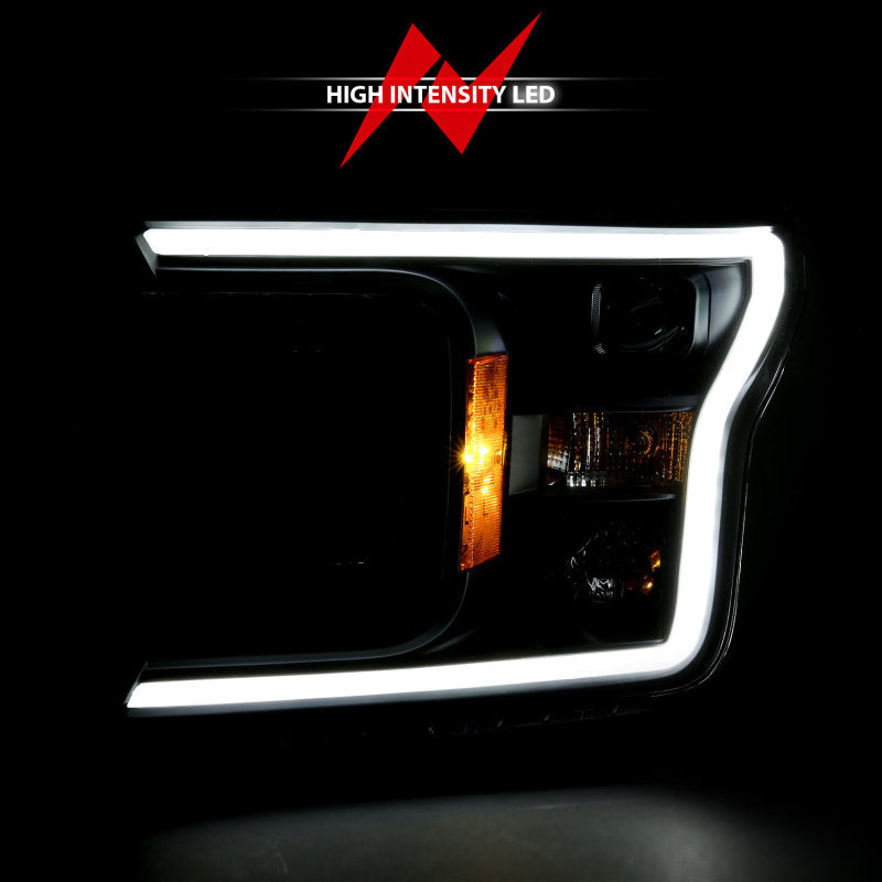 ANZO 2018-2019 Ford F-150 Projector Plank Style H.L. Black Amber (Without Switchback) ANZO 2018-2019 Ford F-150 Projector Plank Style H.L. Black Amber (Without Switchback)