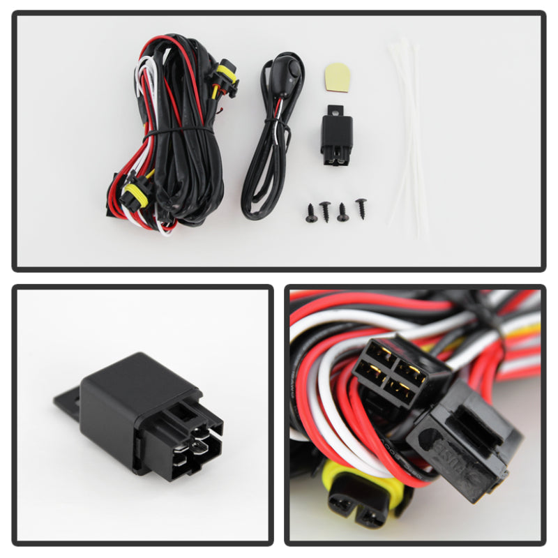 Spyder Ford C-Max 2013-2015 OEM Fog Light W/Universal Switch- Clear FL-FCMAX2013-C Spyder Ford C-Max 2013-2015 OEM Fog Light W/Universal Switch- Clear FL-FCMAX2013-C