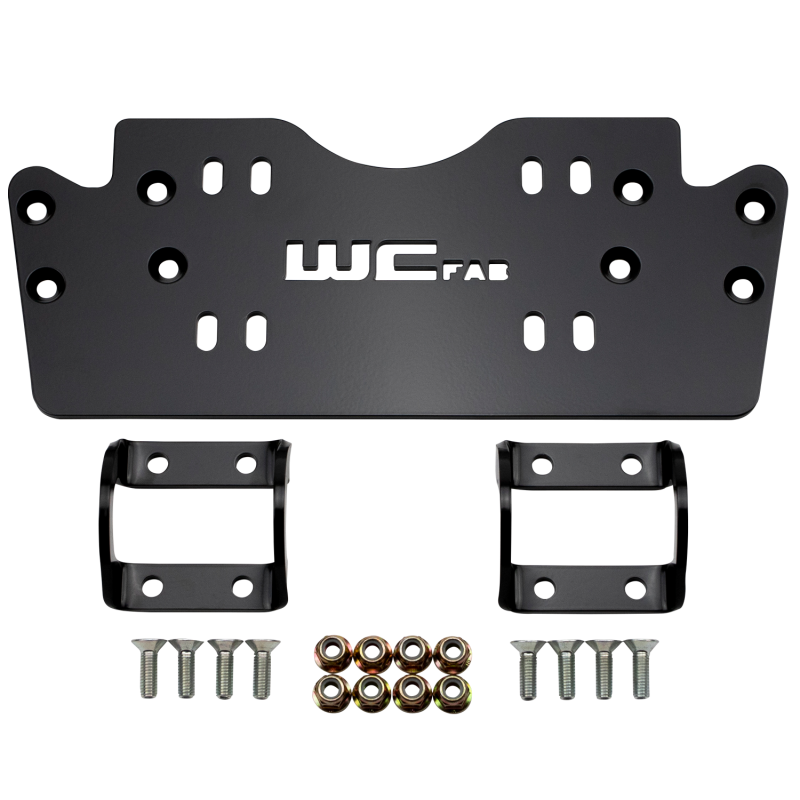 Wehrli 2019+ Honda Talon X/R Winch Mount Plate Kit - WCFab Front Bumper Wehrli 2019+ Honda Talon X/R Winch Mount Plate Kit - WCFab Front Bumper