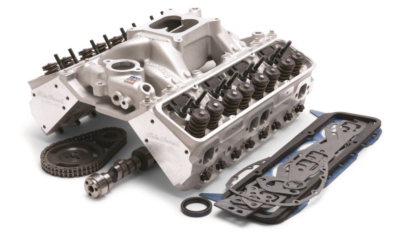 Edelbrock 435Hp Total Power Package Top-End Kit for Use On 1987 And Later SB-Chevy w/ Oe Lifters Edelbrock 435Hp Total Power Package Top-End Kit for Use On 1987 And Later SB-Chevy w/ Oe Lifters
