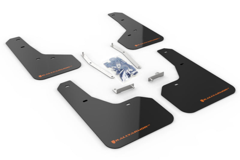 Rally Armor 19-21 Subaru Forester Black UR Mud Flap w/ Orange Logo Rally Armor 19-21 Subaru Forester Black UR Mud Flap w/ Orange Logo