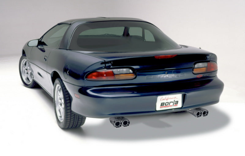 Borla 98-01 CAMARO/TRANS AM 5.7L V8 AT/MT Catback Exhaust Quad Tips Borla 98-01 CAMARO/TRANS AM 5.7L V8 AT/MT Catback Exhaust Quad Tips