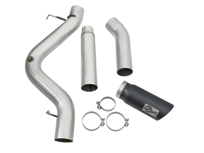aFe Atlas Exhaust 5in DPF-Back Aluminized Steel w/ Black Tips 16-17 GM Diesel Truck V8-6.6L (td) aFe Atlas Exhaust 5in DPF-Back Aluminized Steel w/ Black Tips 16-17 GM Diesel Truck V8-6.6L (td)
