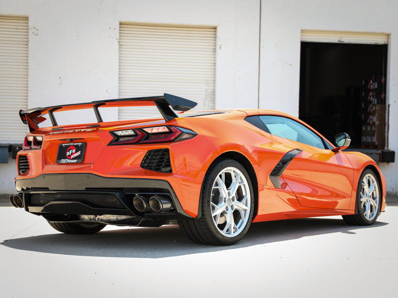 AFe MACH Force-Xp 304 Stainless Steel Cat-Back Exhaust Carbon 2020 Chevrolet Corvette C8 AFe MACH Force-Xp 304 Stainless Steel Cat-Back Exhaust Carbon 2020 Chevrolet Corvette C8