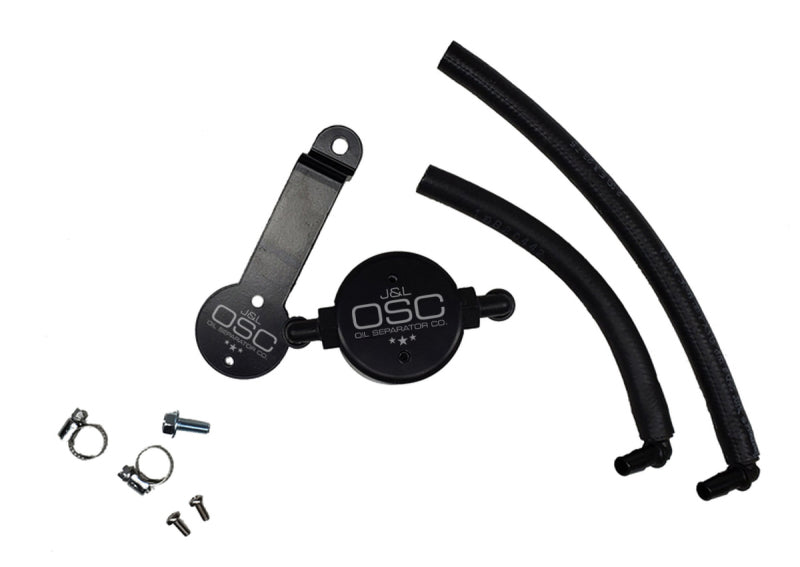 J&L 16-23 Toyota Tacoma 3.5L Driver Side Oil Separator 3.0 - Black Anodized J&L 16-23 Toyota Tacoma 3.5L Driver Side Oil Separator 3.0 - Black Anodized